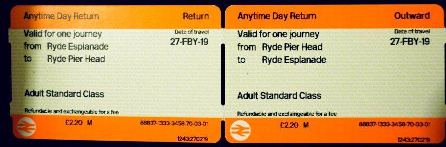 She's got a ticket to Ryde She's got a ticket to Ryde She's got a ticket to Ryde But she don't care