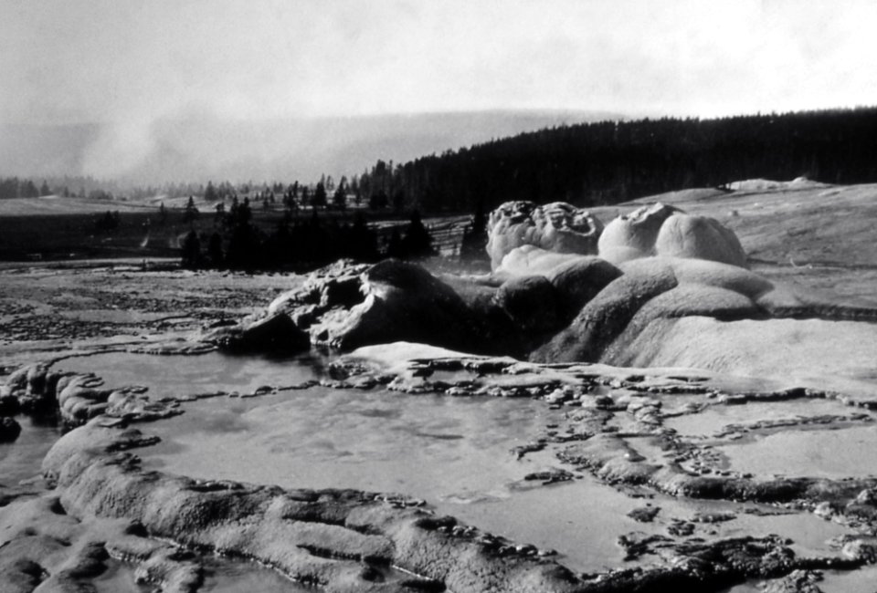 Upper Geyser Basin from Old Faithful