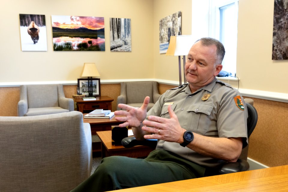 Cam Sholly, Superintendent Yellowstone National Park in conversation