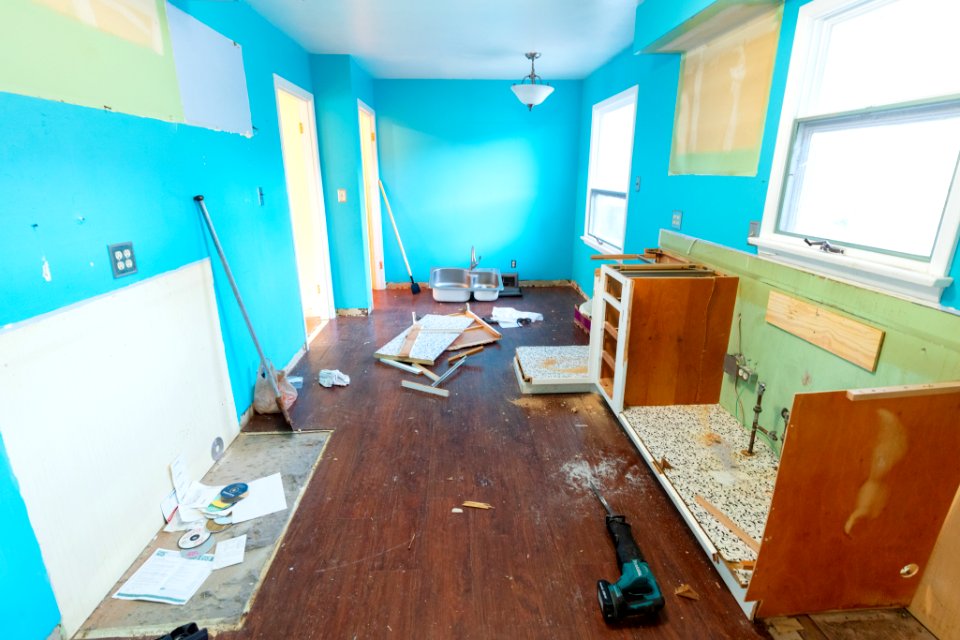 Housing Improvement Project Goal 2: kitchen demolition