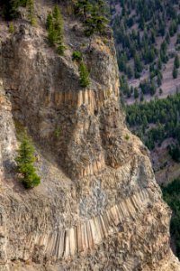 Lava flows, Gardner River Canyon
