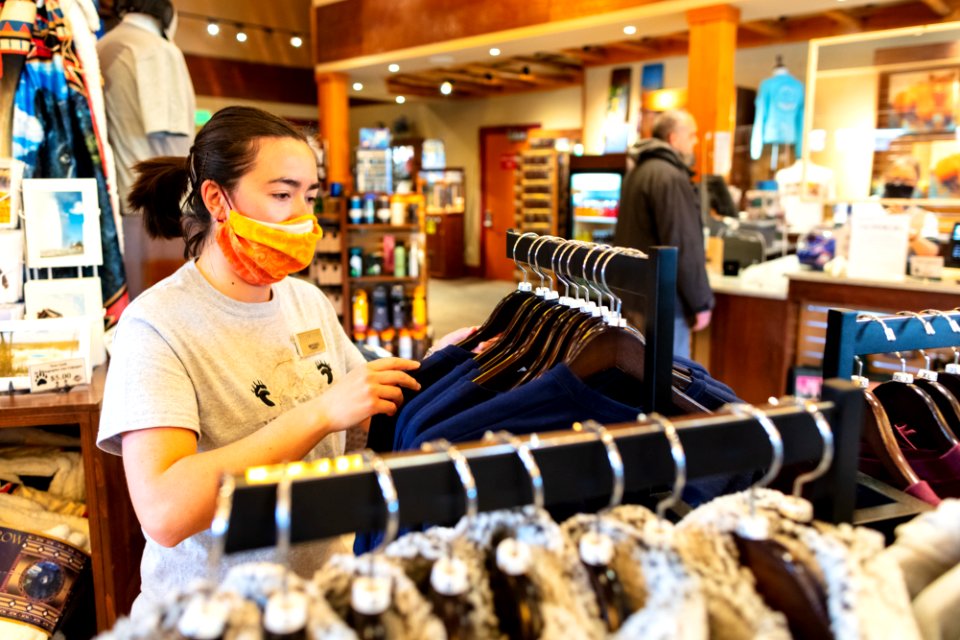 COVID-19 mitigations of the Snow Lodge Gift Shop (3)