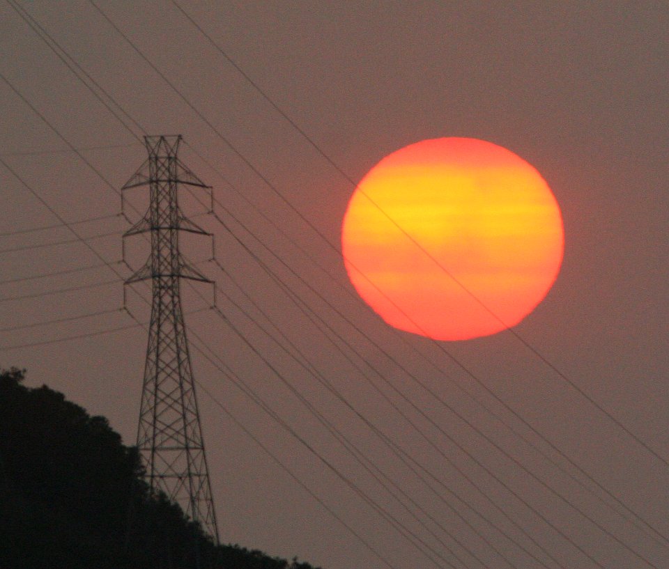 Sunset from Canet Rd (716-08) -05