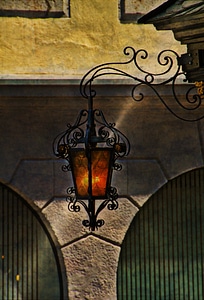 Lamp light architecture photo