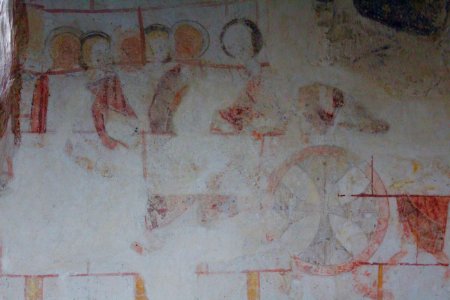 Medieval 🏰 Wall Paintings Capel Church Kent photo