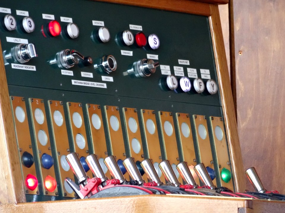 SIGNAL BOX PORTHMADOG FESTINIOG RAILWAY