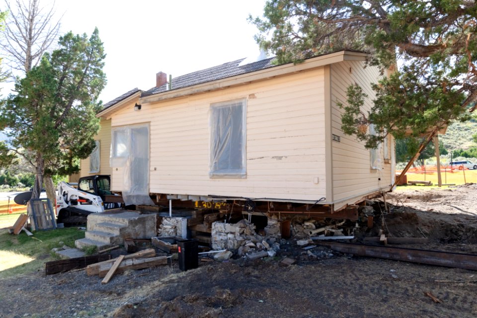 Condition of historic Fort Yellowstone Employee Housing Officer's Row (3)
