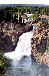 Upper Falls of the Yellowstone River photo