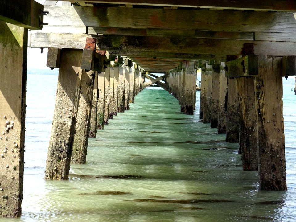 Under Yarmouth Pier Isle of Wight