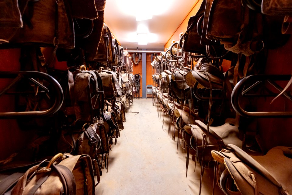 Tack room at Stephens Creek Corral
