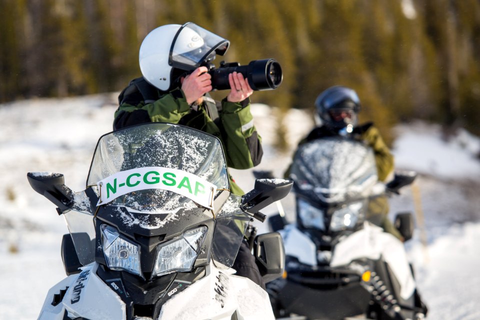 N-CGSAP riders near Swan Lake