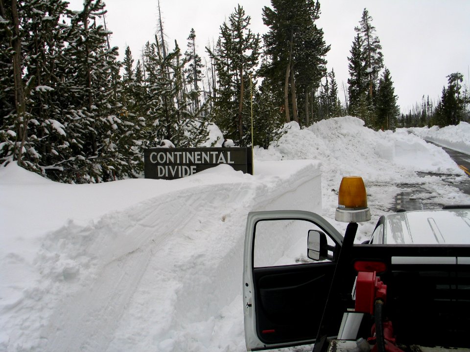 Continental Divide below Grant Village