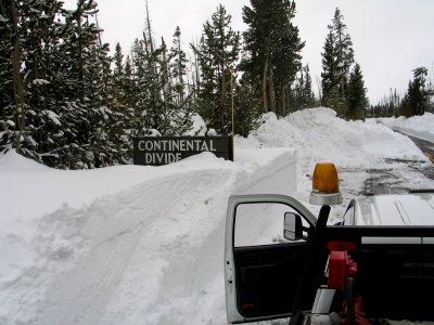 Continental Divide below Grant Village