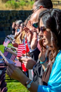 Scenes from the 2018 Naturalization Ceremony in Mammoth Hot Springs