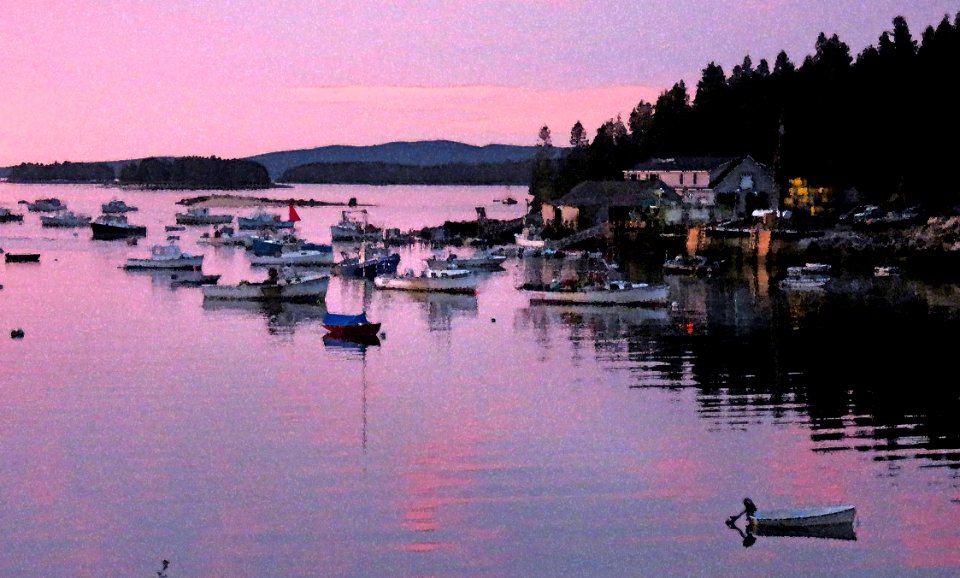 MAINE - STONINGTON, HANCOCK CO - PHOTOSHOP WATERCOLOR FILTER (27)