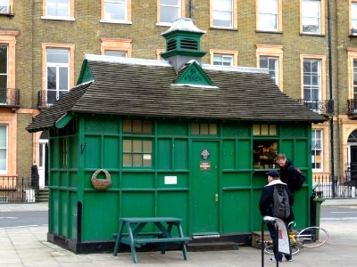 CABMEN'S SHELTER Russell Square WC1 - Western Corner (relocated to here from Leicester Square)