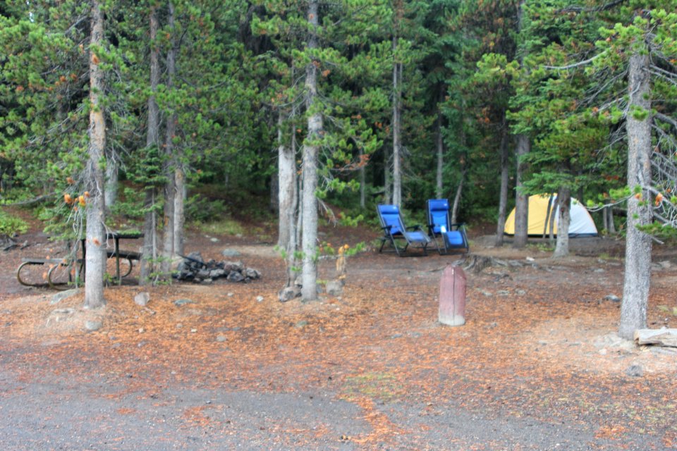 Lewis Lake Campground site