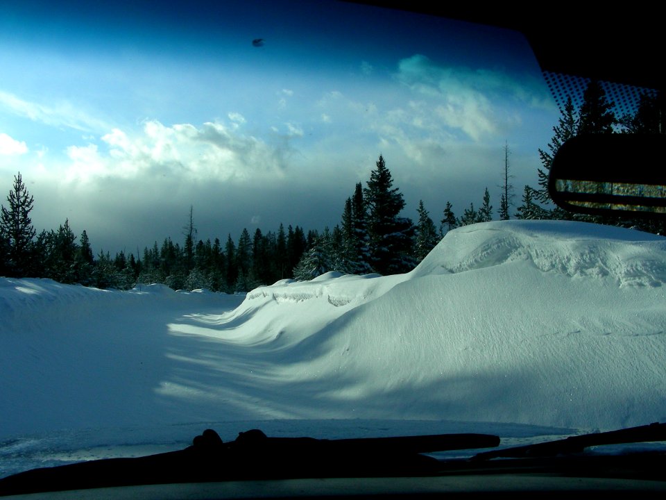 Headed into Grant Village