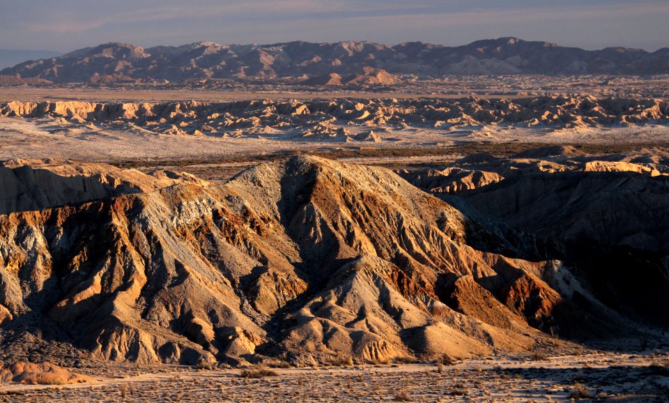 CARRIZO BADLANDS OVERLOOK CAMPSITE (1-8-2017) anza-borrego state park, san diego co, ca -4 photo