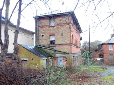 Derelict former Kent Police HQ Maidstone Kent England