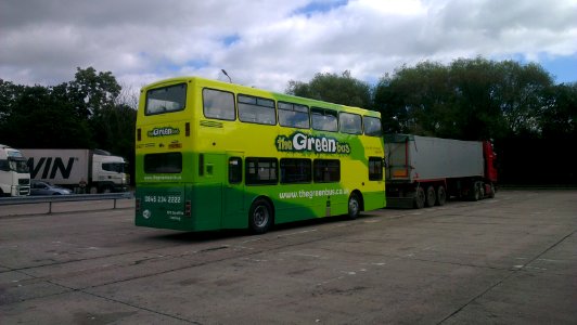 P927MKL 5927 Sandbach Services M6 on route to Guildford.