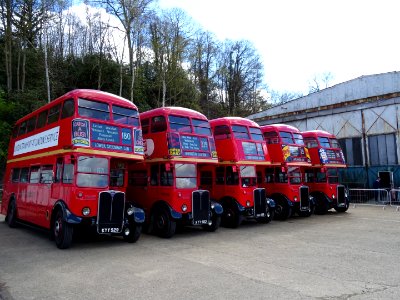London Bus Museum Spring Gathering April 17th 2016 Brooklands Museum