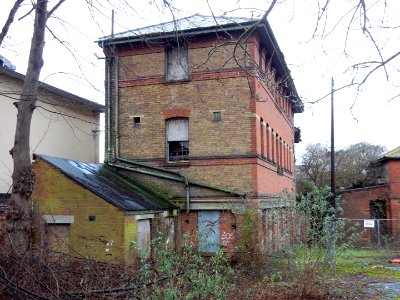 Derelict former Kent Police HQ Maidstone Kent England