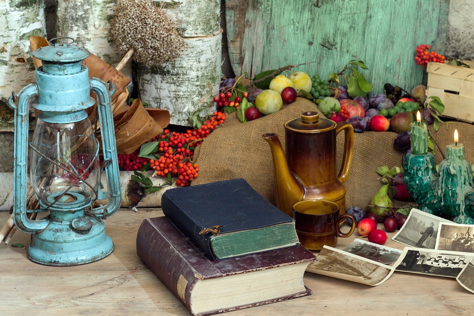 Fruit candles kerosene lamp