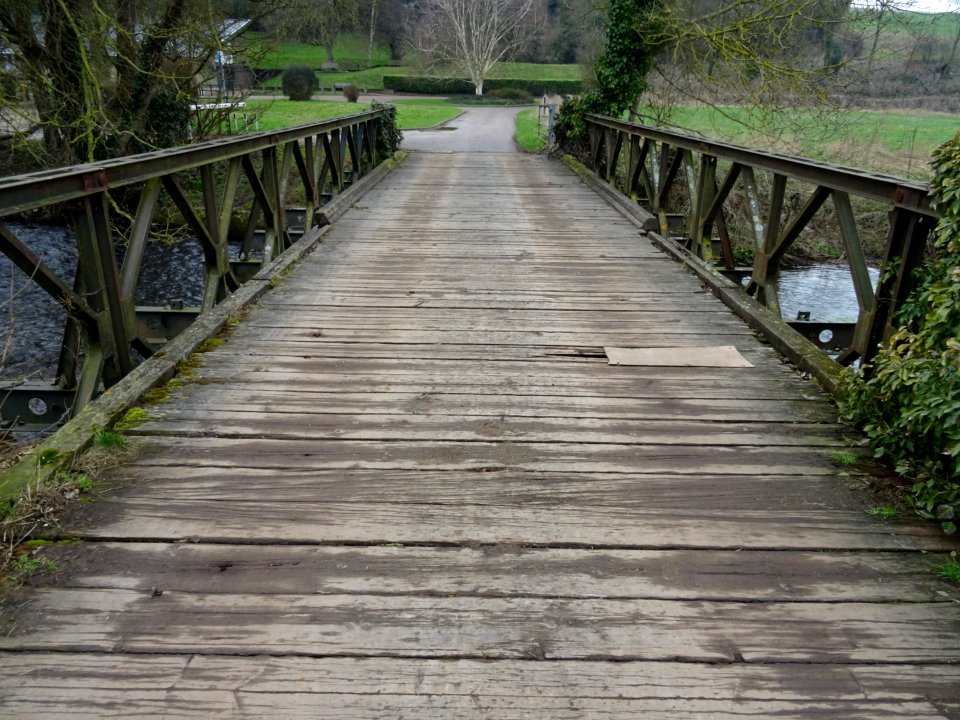 Bailey Bridge River Darent Lullingstone.