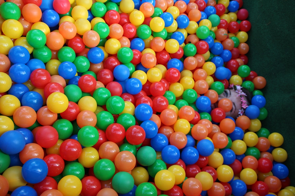 Toys plastic plastic balls
