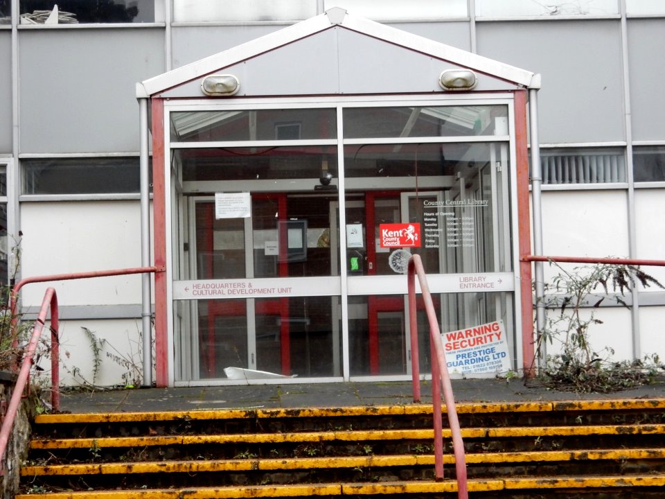 A few more photos of Kent County Council Library Maidstone before demolition.