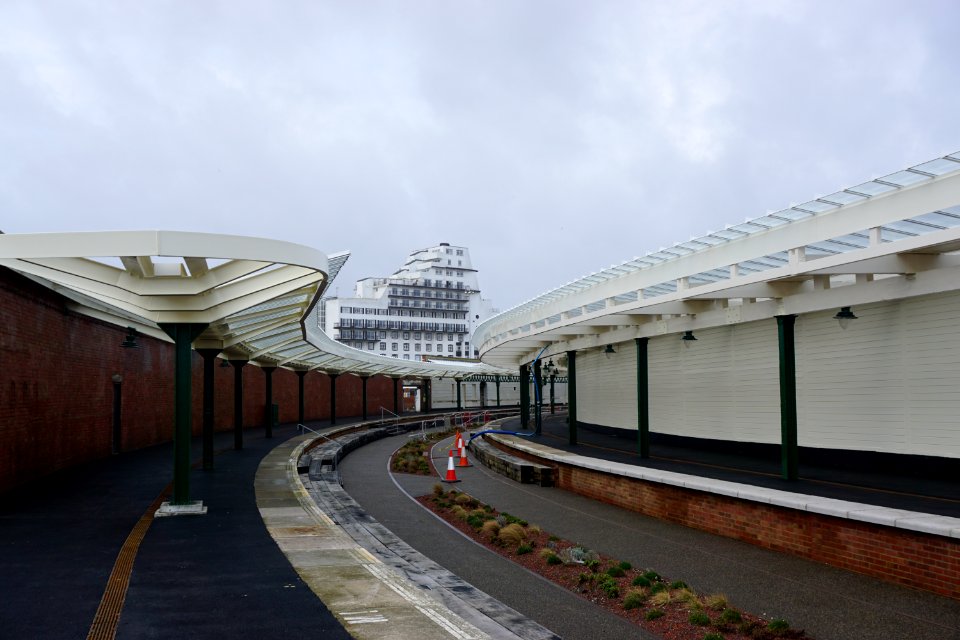 The Old Railway New Walkway at Folkestone Kent. A few photos of the viaduct and Old Harbour Station.