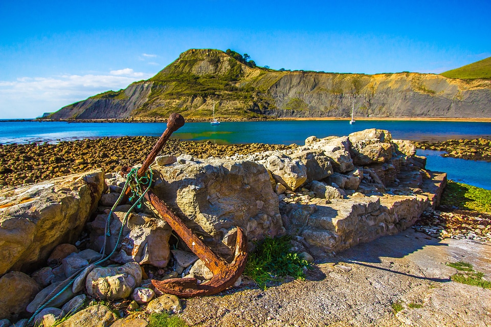 Anchor jurassic coast bay