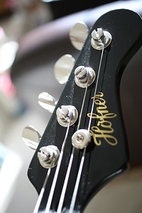 Bass bass guitar gray guitar photo