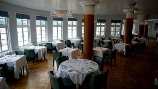 Portmeirion Hotel (the old people’s home from the prisoner” Interior views as well.