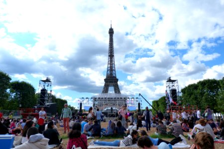 Tour Eiffel, un 14 juillet