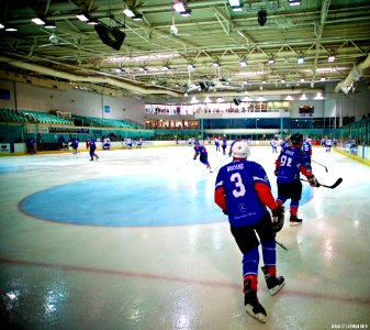 Ice Hockey: Police Lions Vs Firefighters