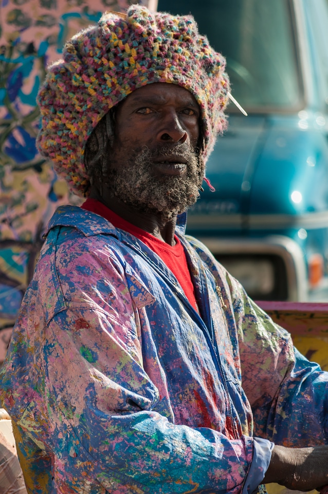 Artist musician bongos