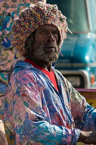 Artist musician bongos