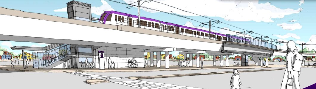 Riverdale Park station rendering