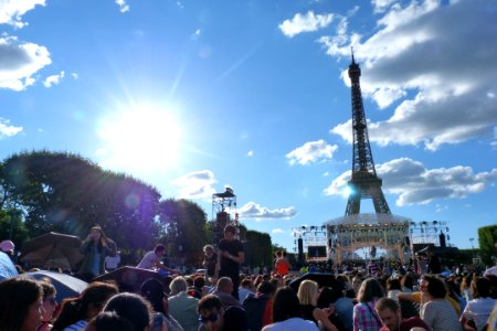 Tour Eiffel, un 14 juillet