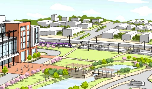 College Park station rendering