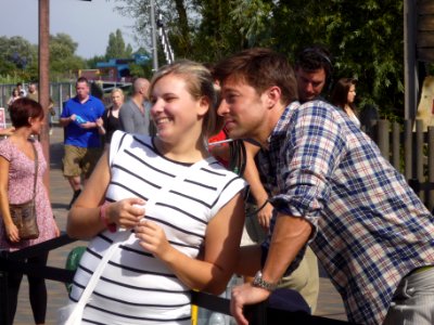 Celebrities at Thorpe Park