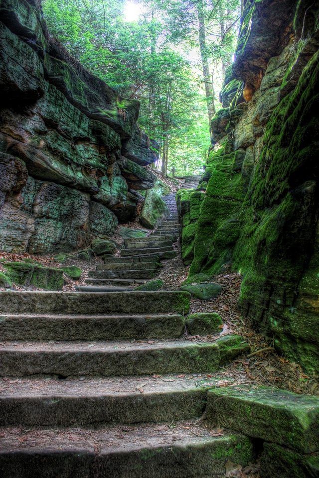 Natural stone landscape