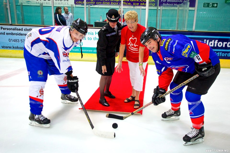 Ice Hockey: Police Lions Vs Firefighters