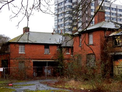 Derelict former Kent Police HQ Maidstone Kent England