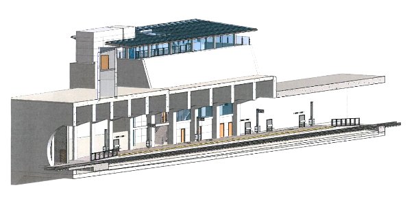 Manchester station rendering