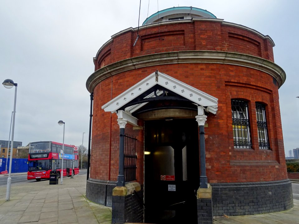 NORTH WOOLWICH FOOT TUNNEL ENTRANCE
