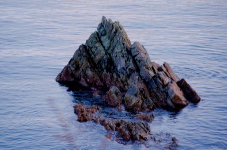Rock and water photo