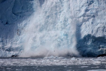 Holgate Glacier calving